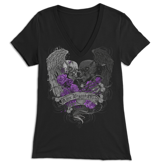 Love Beyond Death Skull Wings Apparel