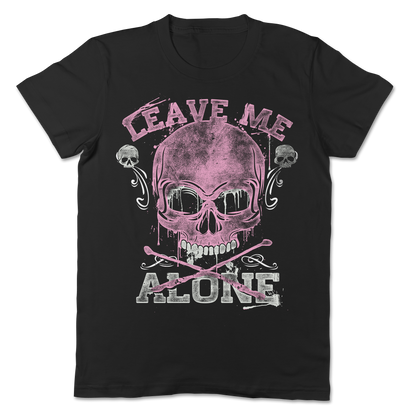 Skullistic Leave Me Alone Skull Pink