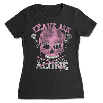 Skullistic Leave Me Alone Skull Pink